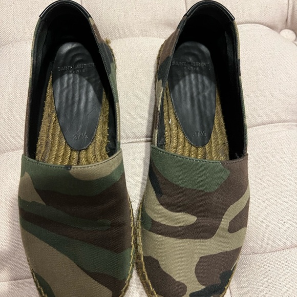 Saint Laurent Signature camo espadrille - Picture 3 of 5